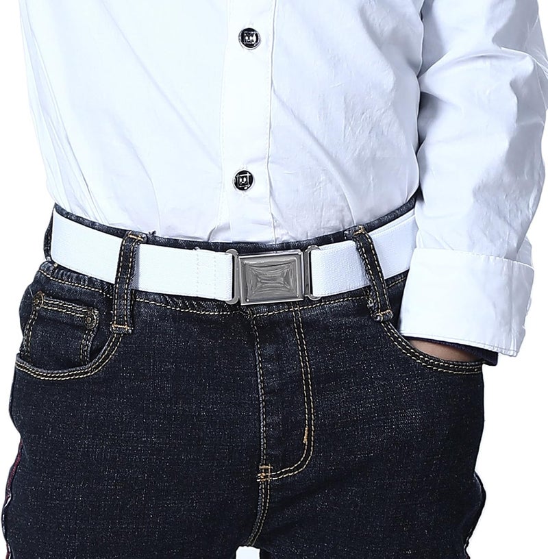 AWAYTR 3 PCS Kids Adjustable Magnetic Belts - Easy to Use Magnetic Buckle Belt for Boys and Girls - Image 4